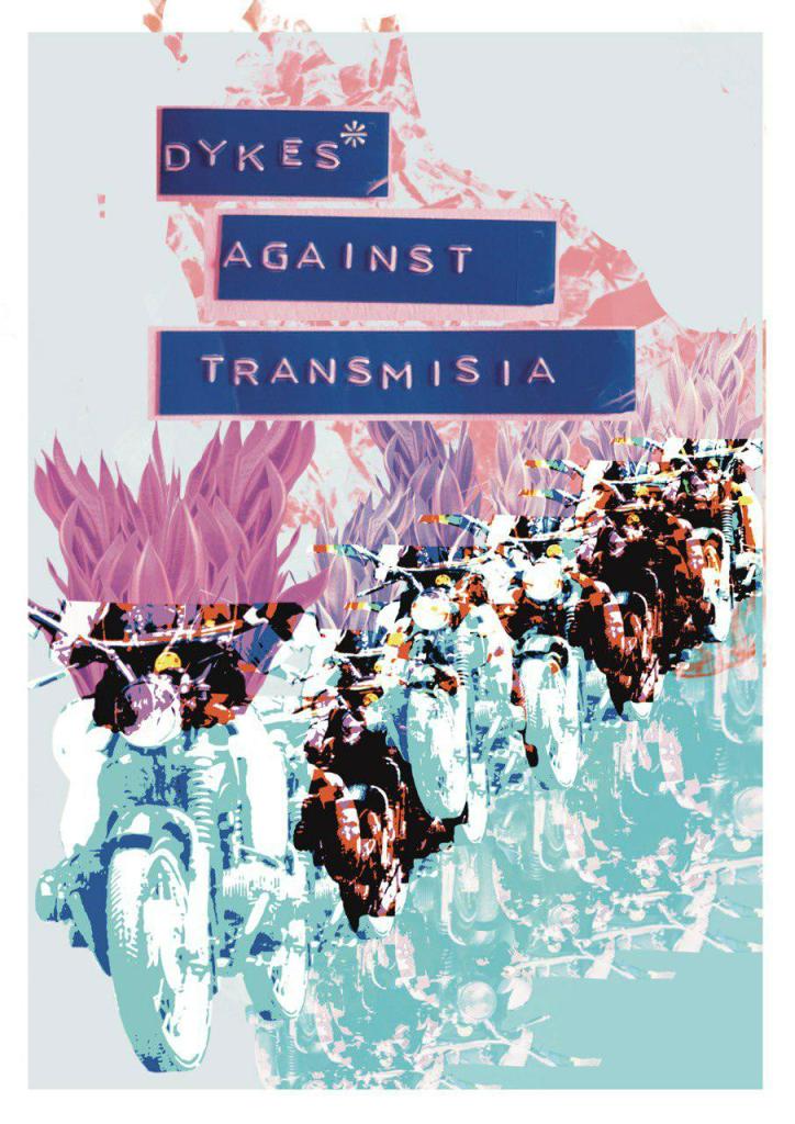 Postkartenmotiv #TID22 "Dykes against Transmisia"